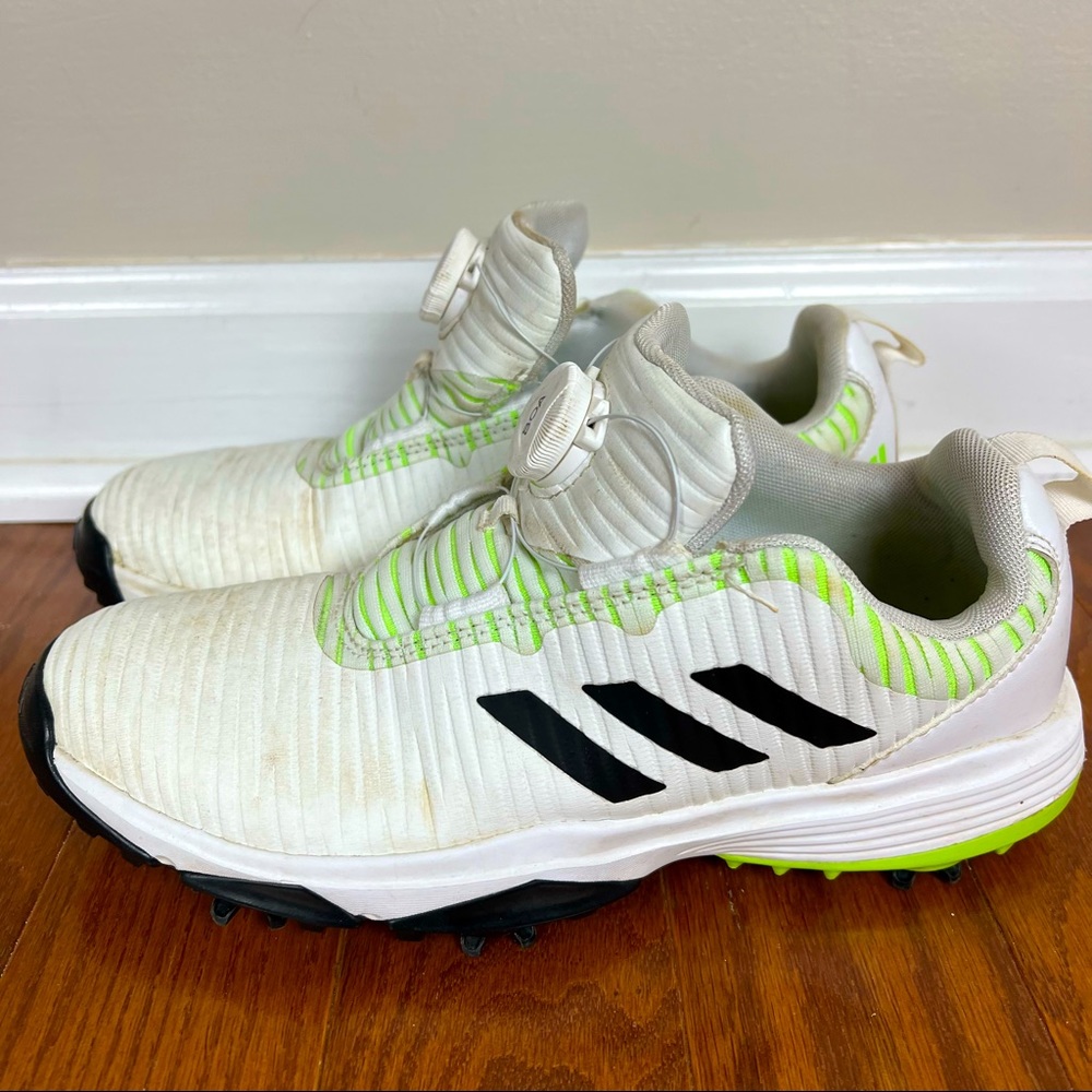 Adidas -Junior Codechaos BOA Golf Shoes - Juniors - 6 White Women’s size 8